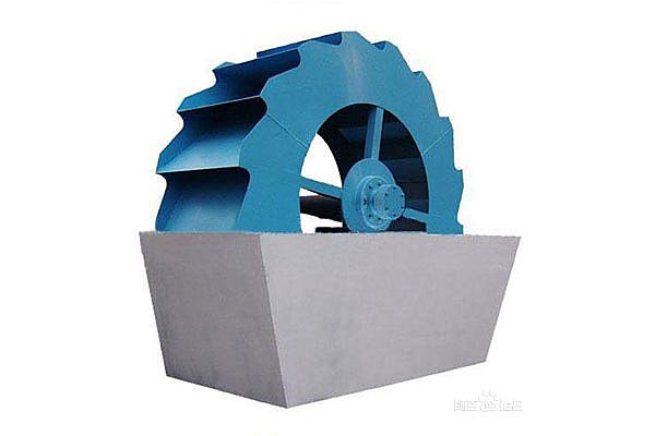 Wheel sand washing machine